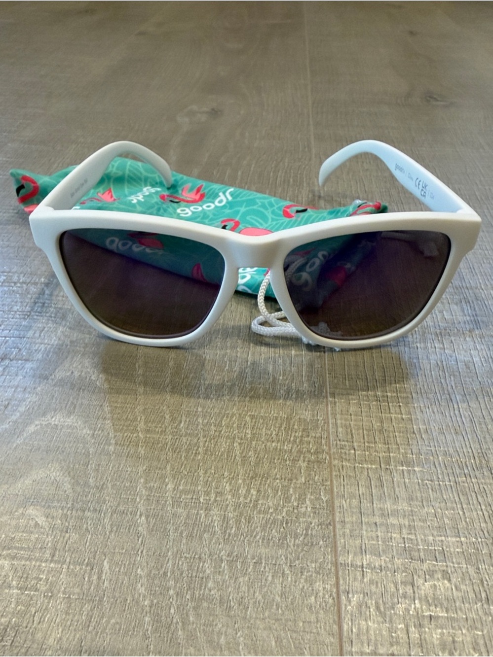 Goodr Sunglasses for Men - Classic White Frame